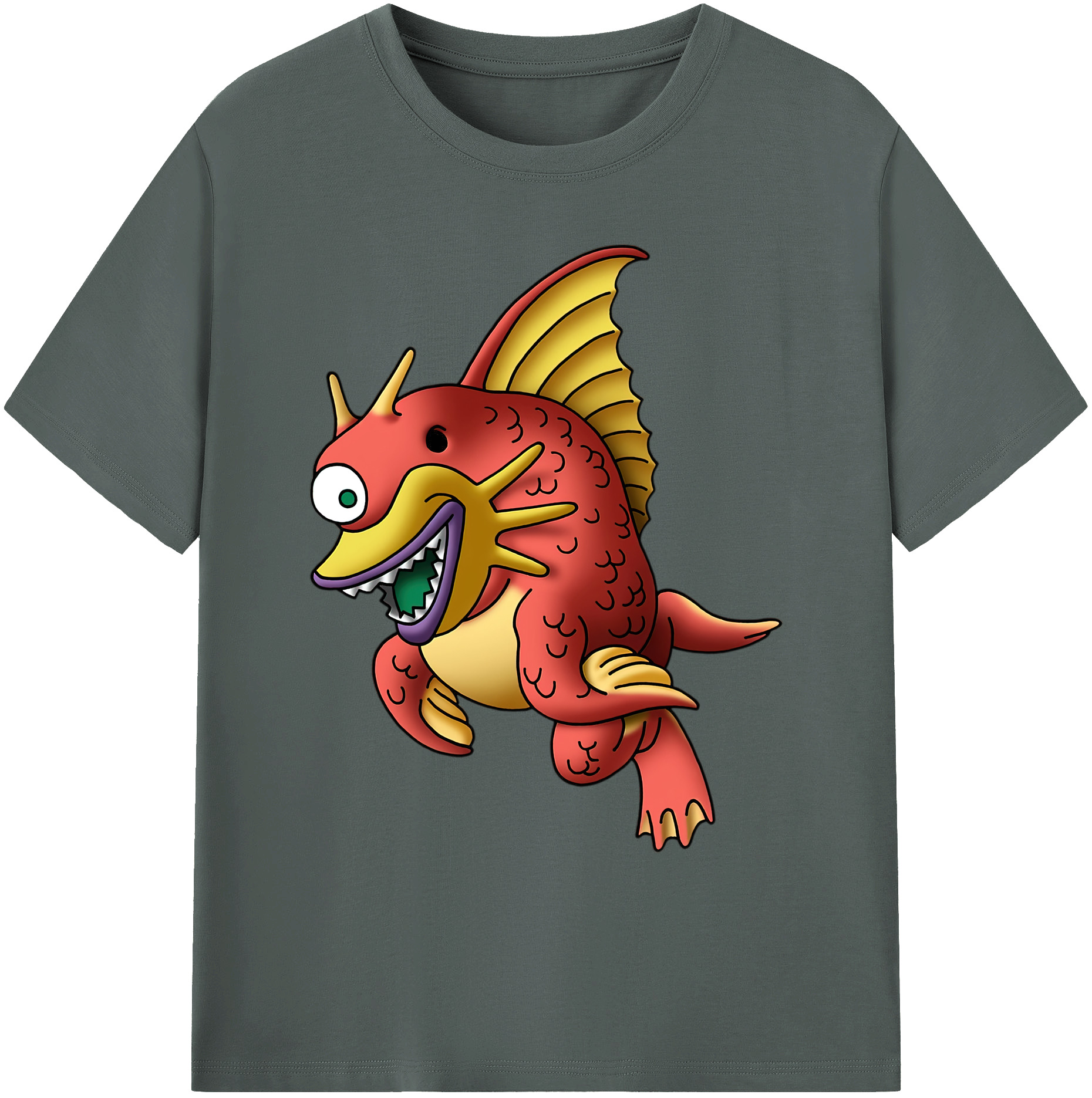 （画像用） ドラゴンクエスト Doragon Kuesuto Dragon Quest 綿100％ メンズ半袖Tシャツ｜肌触りやわらか＆通気性